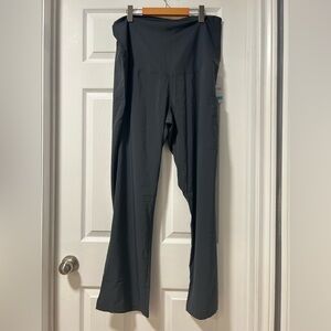 Med Couture Black Straight-Leg Active Jumpsuit Pants